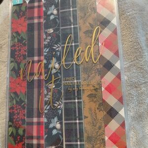 Plaid and Floral Nail File Set Nailed It